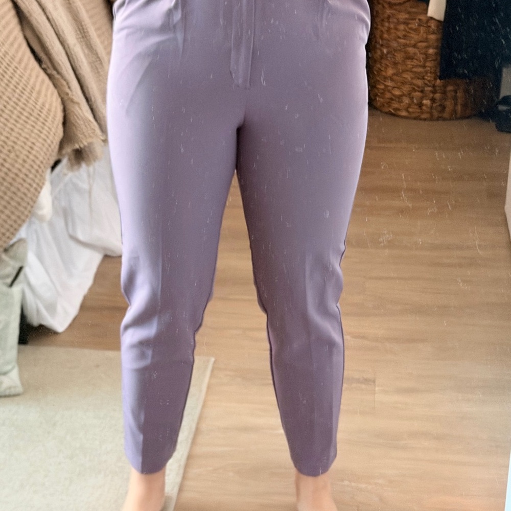 High-Rise purple slacks / work pants